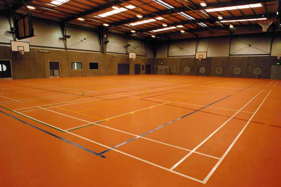 Sports Flooring For Gymnasiums Or Track And Field Indoors And