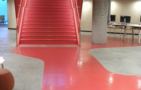 University of Western Sydney Liverpool Campus University flooring with BS classic rubber flooring